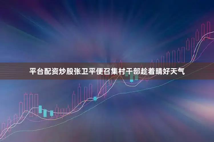 平台配资炒股张卫平便召集村干部趁着晴好天气